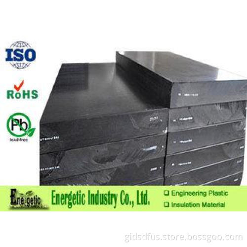 Black Nylon 6 Plastic Sheet Durable , Custom Black 1000 x 2